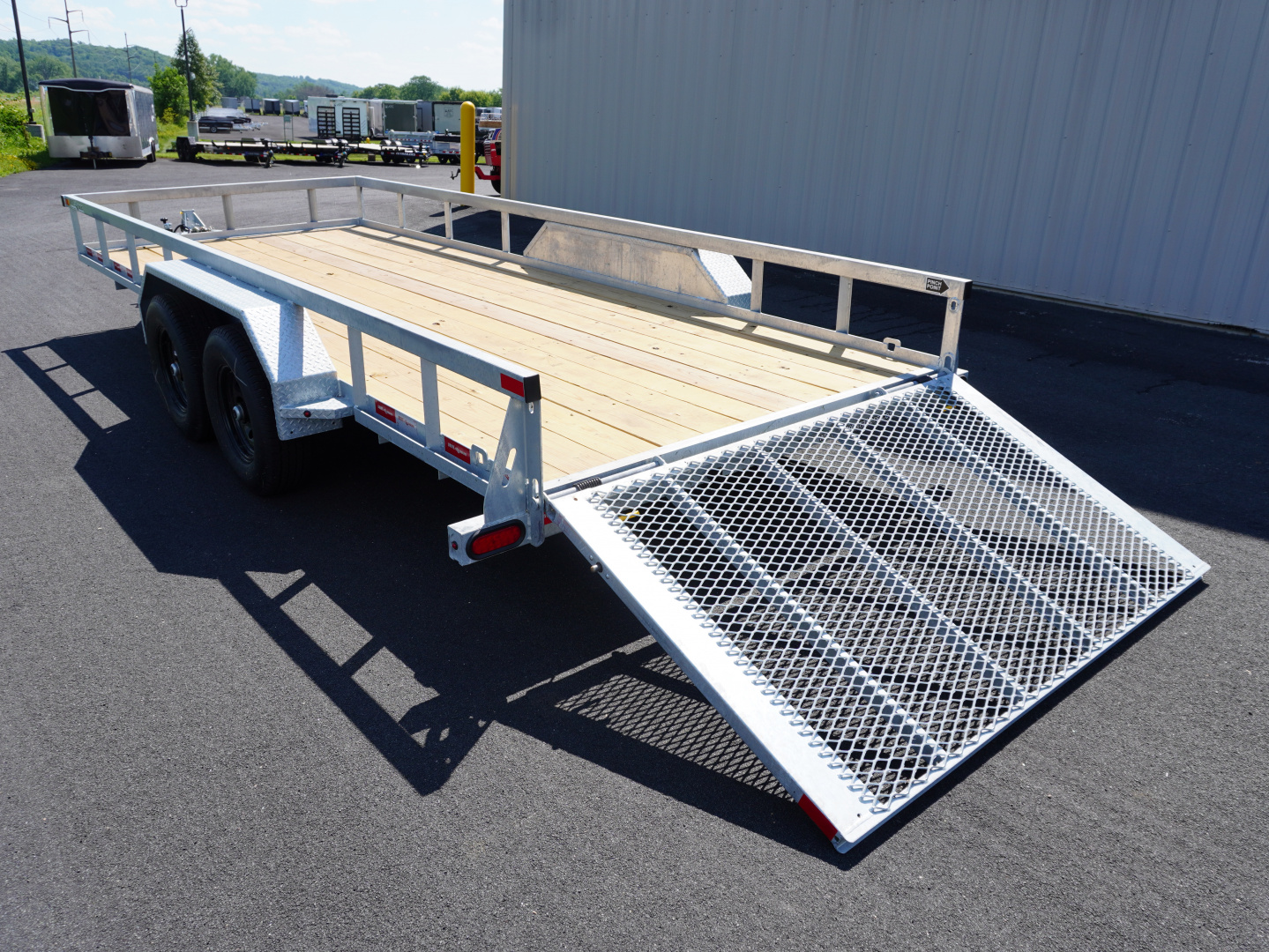 New 2026 Drive Trailers 81"x18' Galvanized Utility Trailer