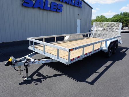 New 2026 Drive Trailers 81"x18' Galvanized Utility Trailer