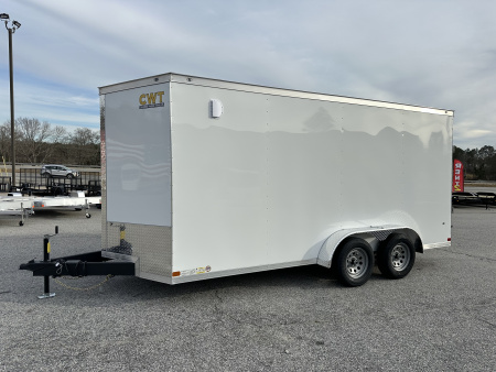 New 2026 COVERED WAGON 7X16 TANDEM AXLE ENCLOSED TRAILER WITH D-RINGS