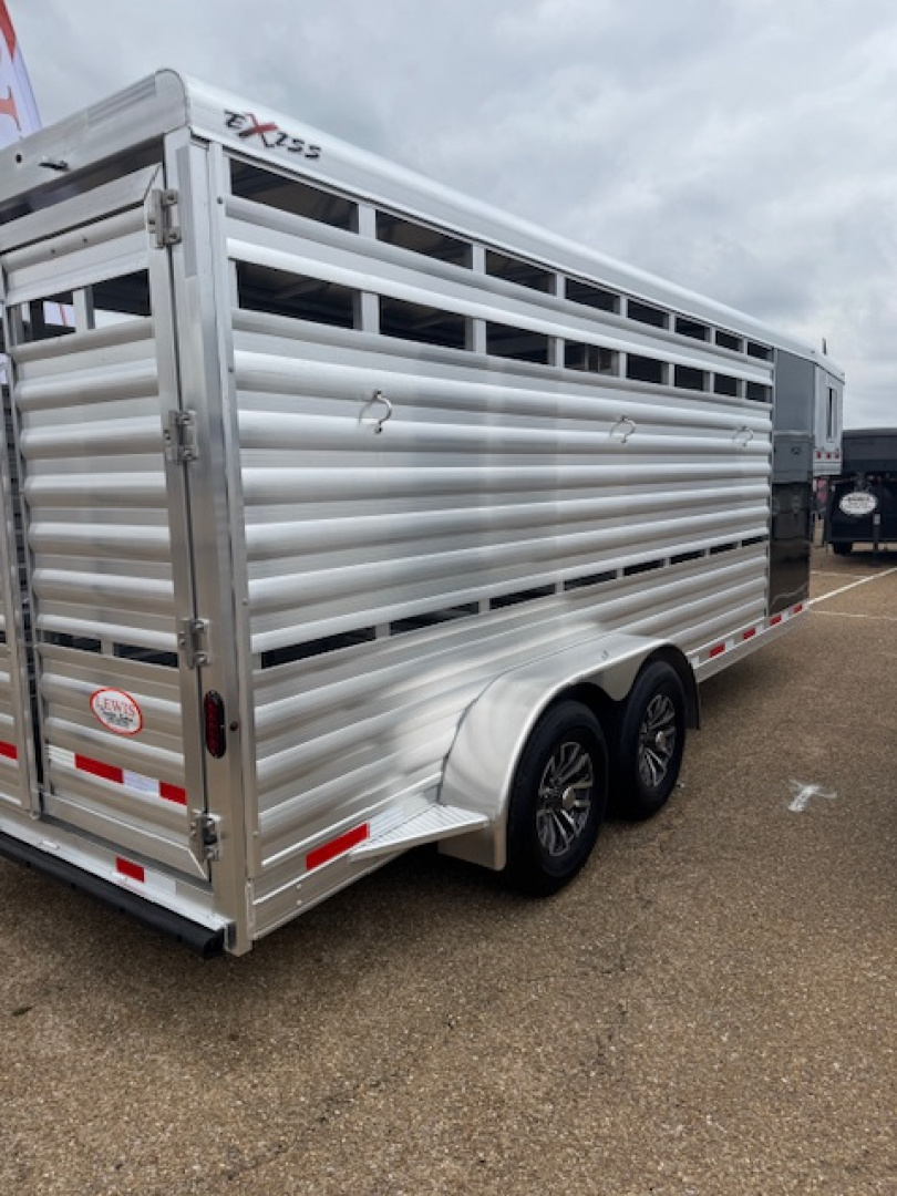 New 2025 Exiss Trailers 20' Tandem Axle Stock Trailer Stock / Stock Combo Trailer