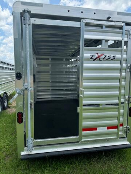 New 2025 Exiss Trailers 20' Tandem Axle Stock Trailer Stock / Stock Combo Trailer