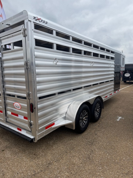 New 2025 Exiss Trailers 20' Tandem Axle Stock Trailer Stock / Stock Combo Trailer