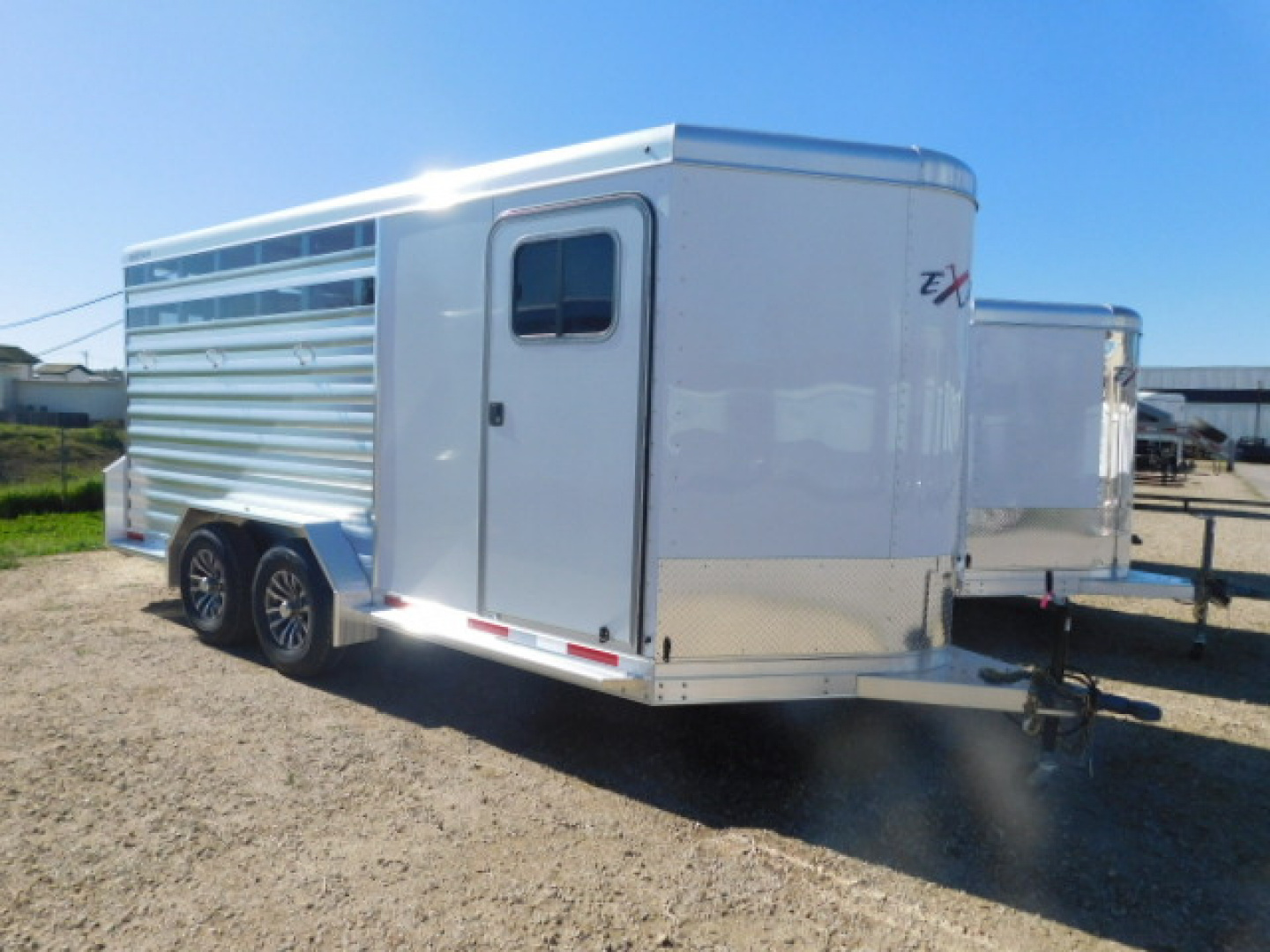 New 2026 Exiss Trailers STC 716 Stock / Stock Combo Trailer