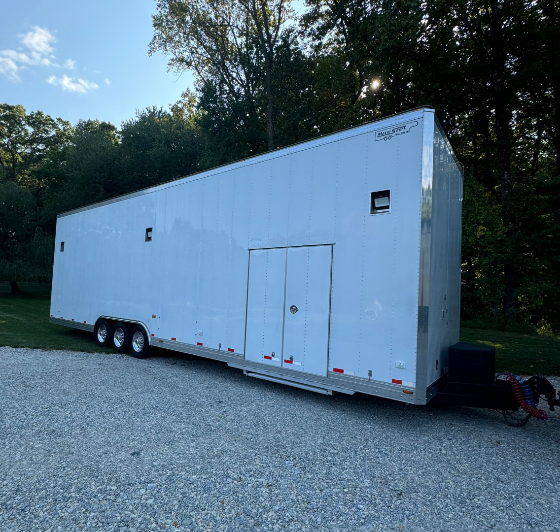 Used 2005 Gold Rush Motorsports All Aluminum 36’ Stacker Trailer
