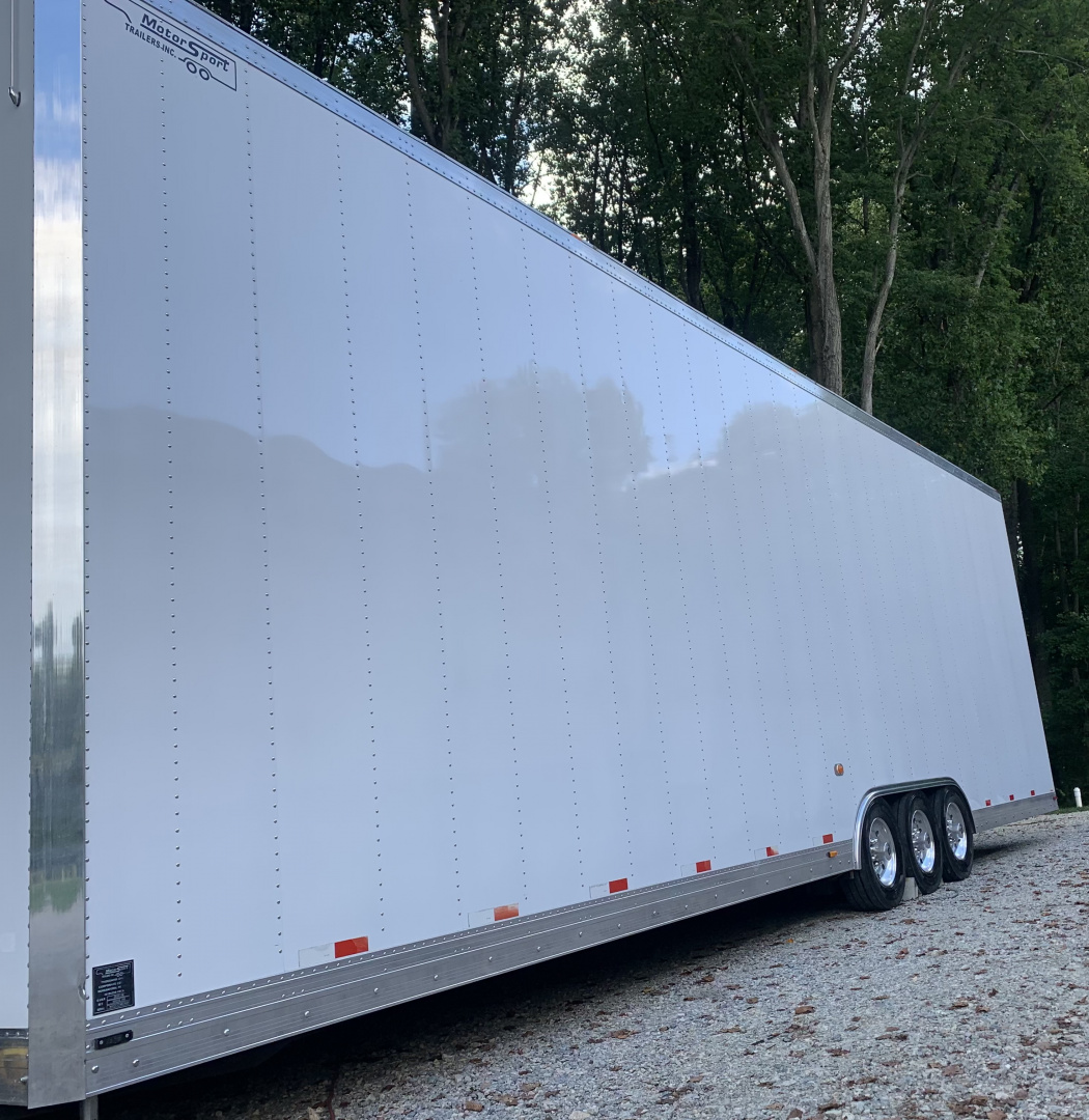 Used 2005 Gold Rush Motorsports All Aluminum 36’ Stacker Trailer