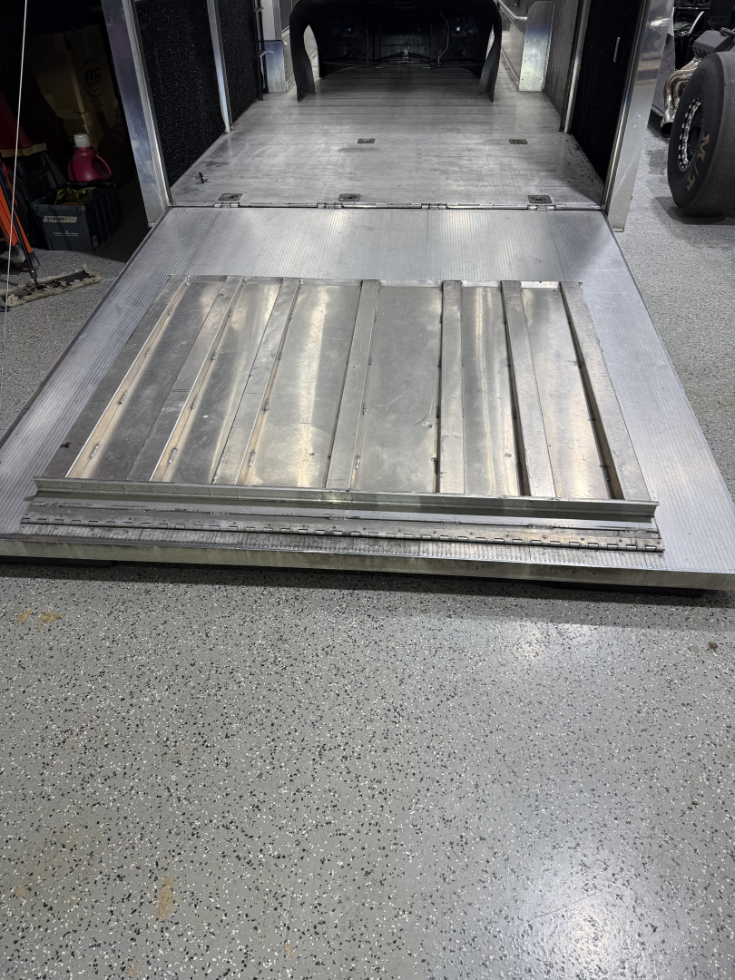 Used 2005 Gold Rush Motorsports All Aluminum 36’ Stacker Trailer