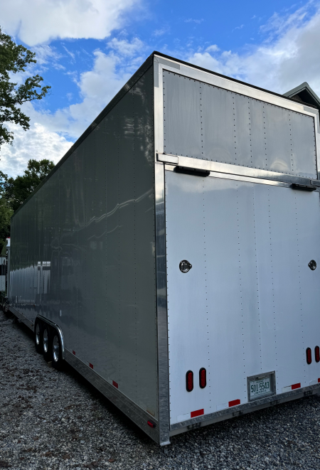 Used 2005 Gold Rush Motorsports All Aluminum 36’ Stacker Trailer