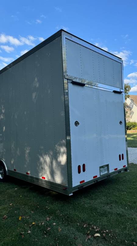 Used 2005 Gold Rush Motorsports All Aluminum 36’ Stacker Trailer