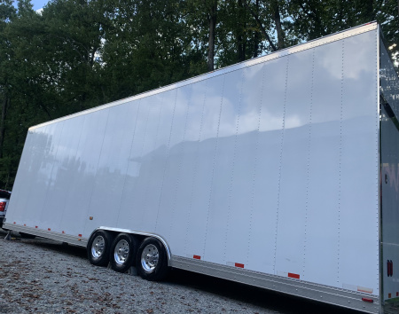 Used 2005 Gold Rush Motorsports All Aluminum 36’ Stacker Trailer