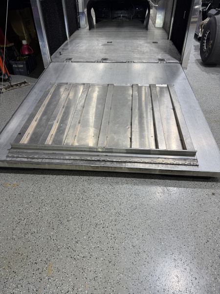 Used 2005 Gold Rush Motorsports All Aluminum 36’ Stacker Trailer