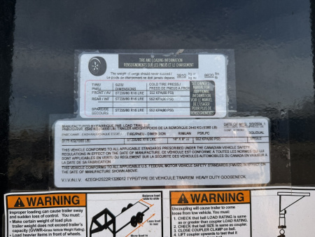 Used 2024 Load Trail 8.5-25DeckOverGooseneck