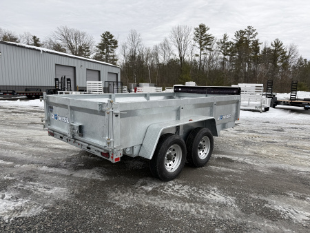 New 2026 BWISE DT612LP-LE-12 Galvanized Dump Trailer