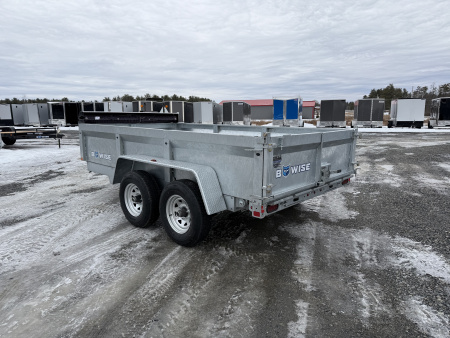 New 2026 BWISE DT612LP-LE-12 Galvanized Dump Trailer