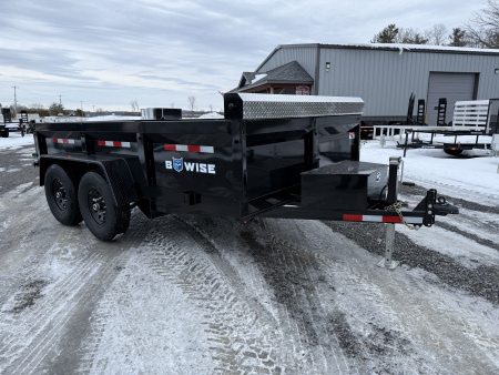 New 2026 BWISE DT712LP-LE-12 Dump Trailer