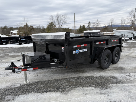 New 2026 BWISE DT712LP-LE-12 Dump Trailer