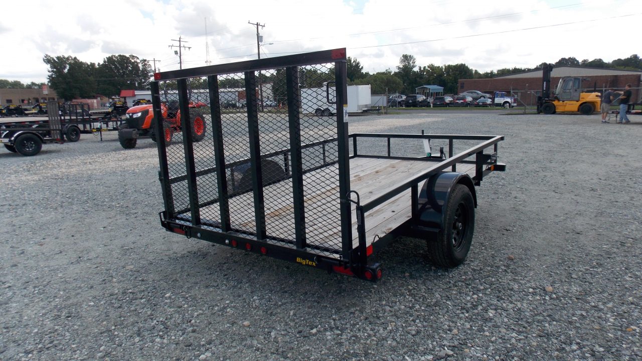 New 2026 Big Tex Trailers 6x10 35SA w/ 4' Spring Assist Gate Utility Trailer