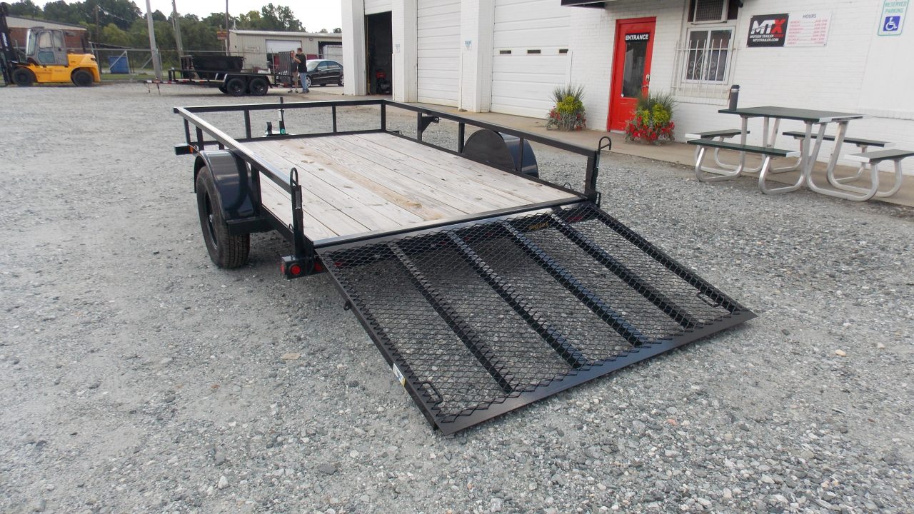 New 2026 Big Tex Trailers 6x10 35SA w/ 4' Spring Assist Gate Utility Trailer