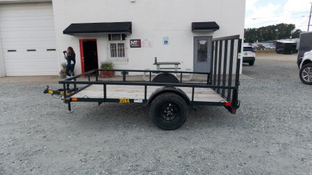 New 2026 Big Tex Trailers 6x10 35SA w/ 4' Spring Assist Gate Utility Trailer