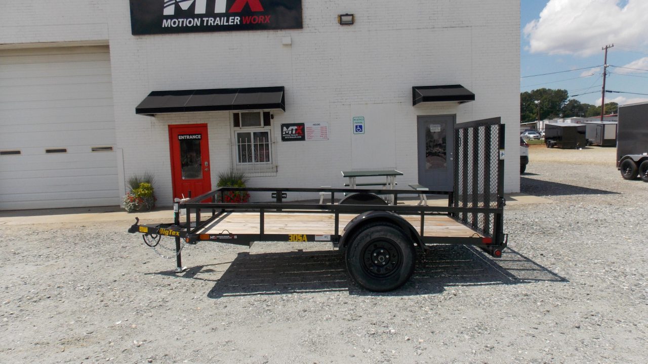 New 2026 Big Tex Trailers 5x10 30SA w/ Gate Utility Trailer