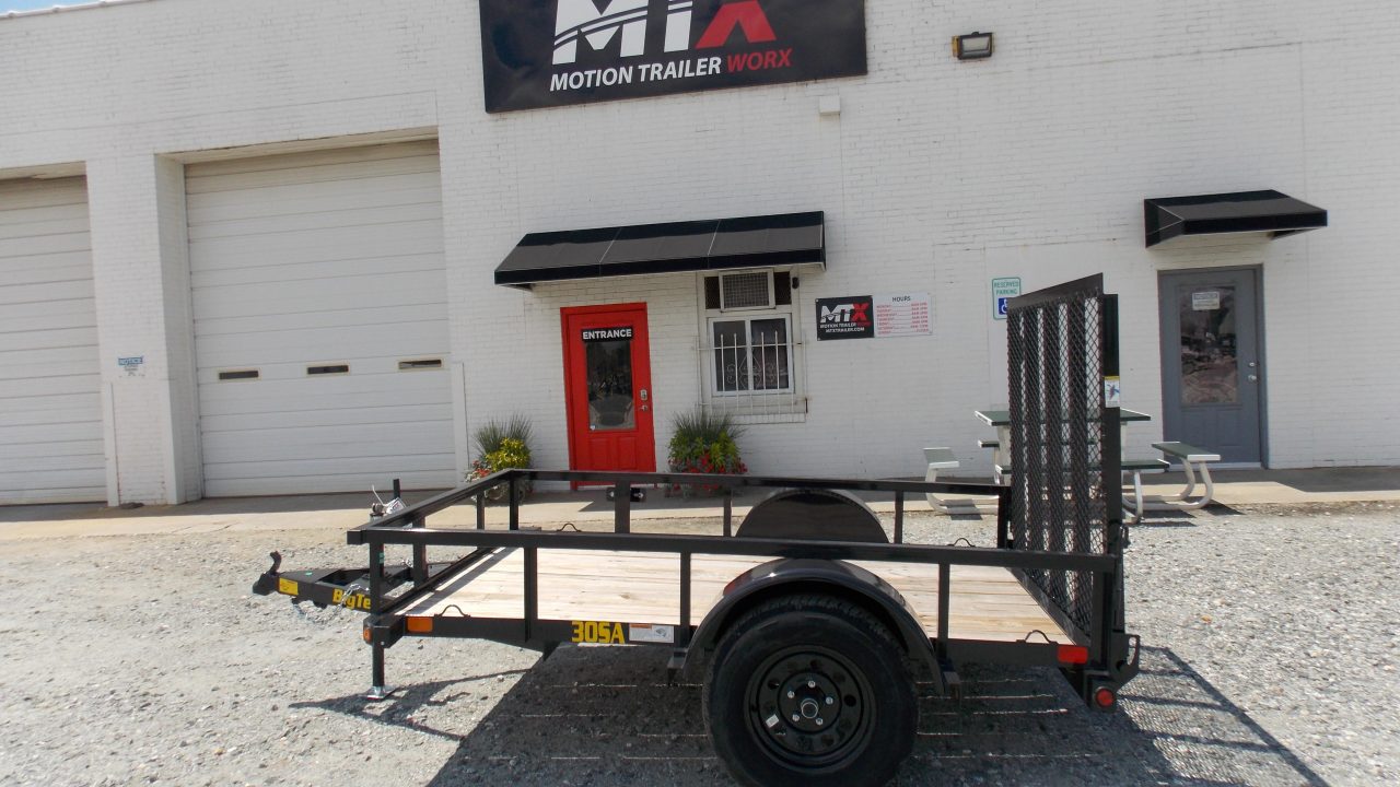 New 2026 Big Tex Trailers 5x8 30SA w/ Gate Utility Trailer
