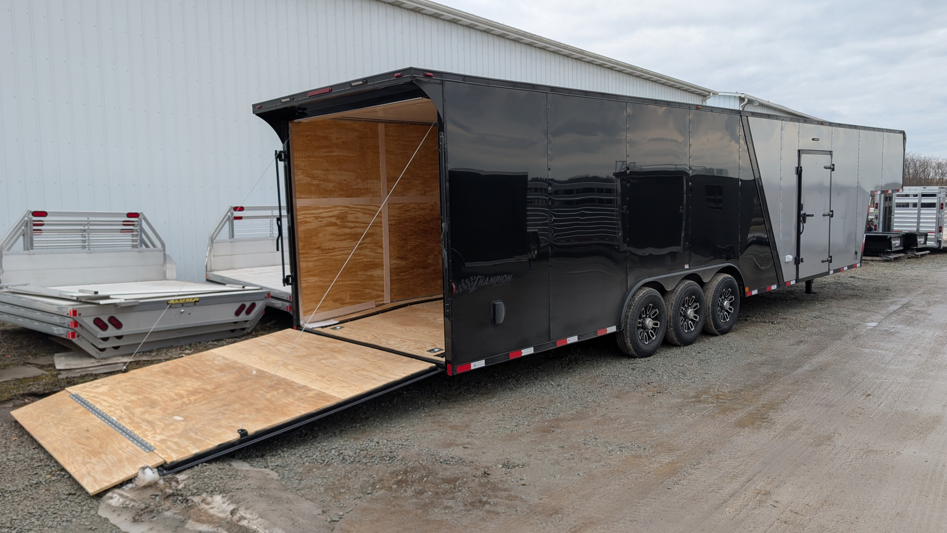 New 2026 Homesteader 8.5x38 (29+8) Gooseneck Car Hauler w/ Ramp