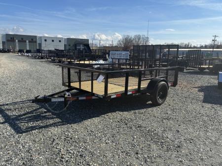 New 2026 Down 2 Earth Trailers 6x10 w/ Gate and 2' Expanded Metal Sides Utility Trailer