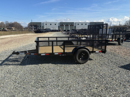 New 2026 Down 2 Earth Trailers 6x10 w/ Gate and 2' Expanded Metal Sides Utility Trailer