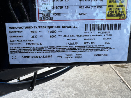 New 2026 Midsota TB-22 17.6k Tilt Trailer