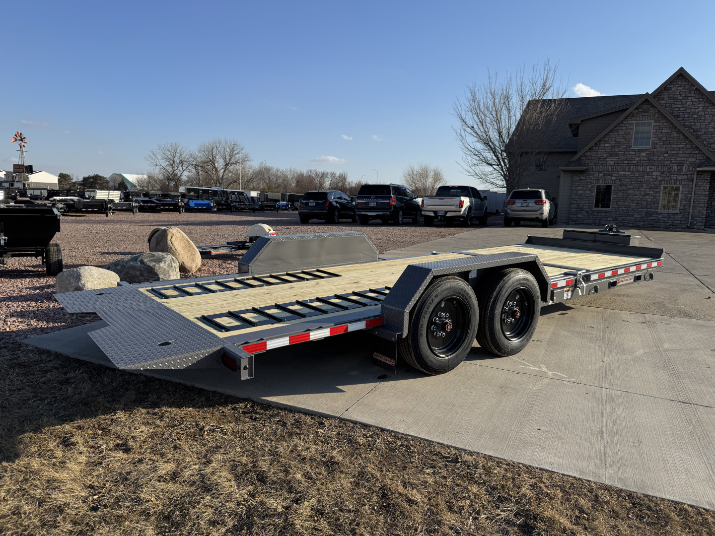 New 2026 Midsota TB-22 17.6k Split Tilt Trailer
