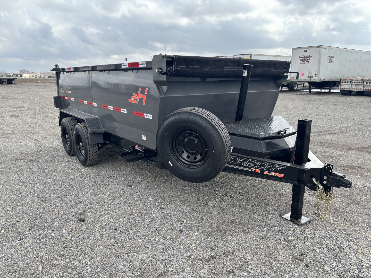 New 2026 Horizon Trailers LZ7-14' 42" Sides 14,000lb (GVWR) Dump Trailer