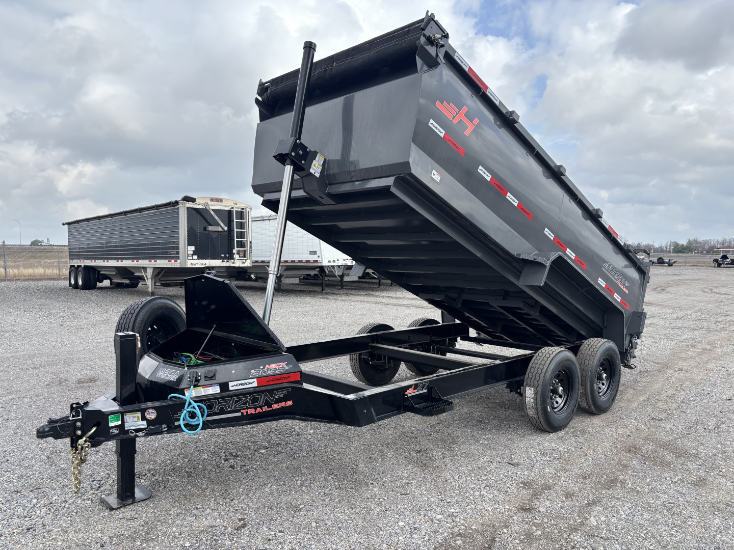 New 2026 Horizon Trailers LZ7-14' 42" Sides 14,000lb (GVWR) Dump Trailer