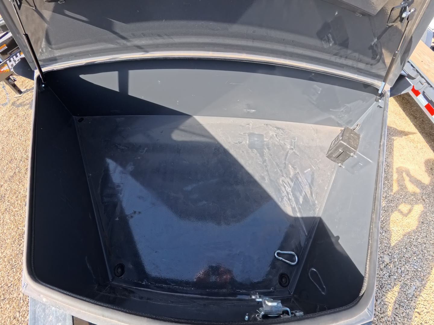 New 2026 Iron Bull 83 x 24 (21 +3) EWB Equipment Trailer with 14,000 lb. GVWR , Rampage Ramps - Ranch Gray