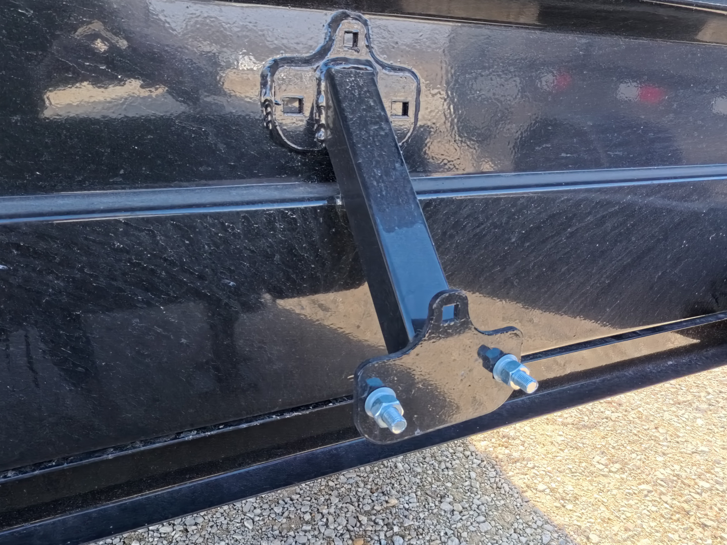 New 2026 Iron Bull 96 x 14 DDP Dump Trailer with 14,999 lb. GVWR, Slide-In Ramps -Black