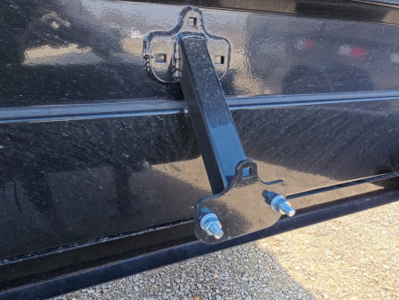 New 2026 Iron Bull 96 x 14 DDP Dump Trailer with 14,999 lb. GVWR, Slide-In Ramps -Black