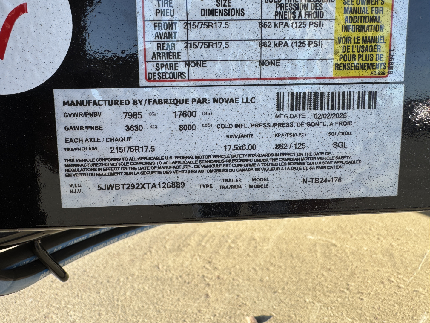 New 2026 Midsota TB-24 17.6k Split Tilt Trailer