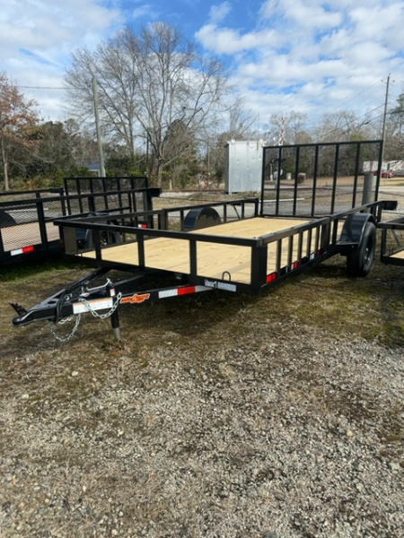 New 82x14 D2E Ramp in Rail Utility Trailer