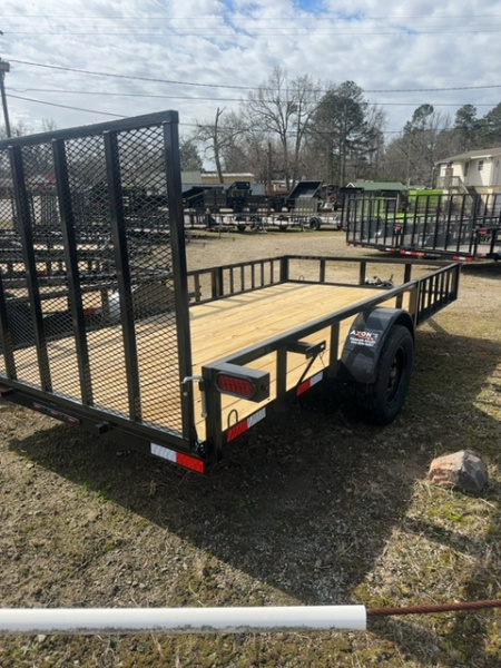New 82x14 D2E Ramp in Rail Utility Trailer