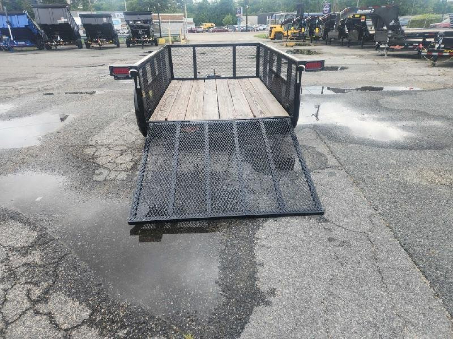 New 2026 Down 2 Earth Trailers 5x8 w/ 2ft Expanded Sides and Gate Utility Trailer