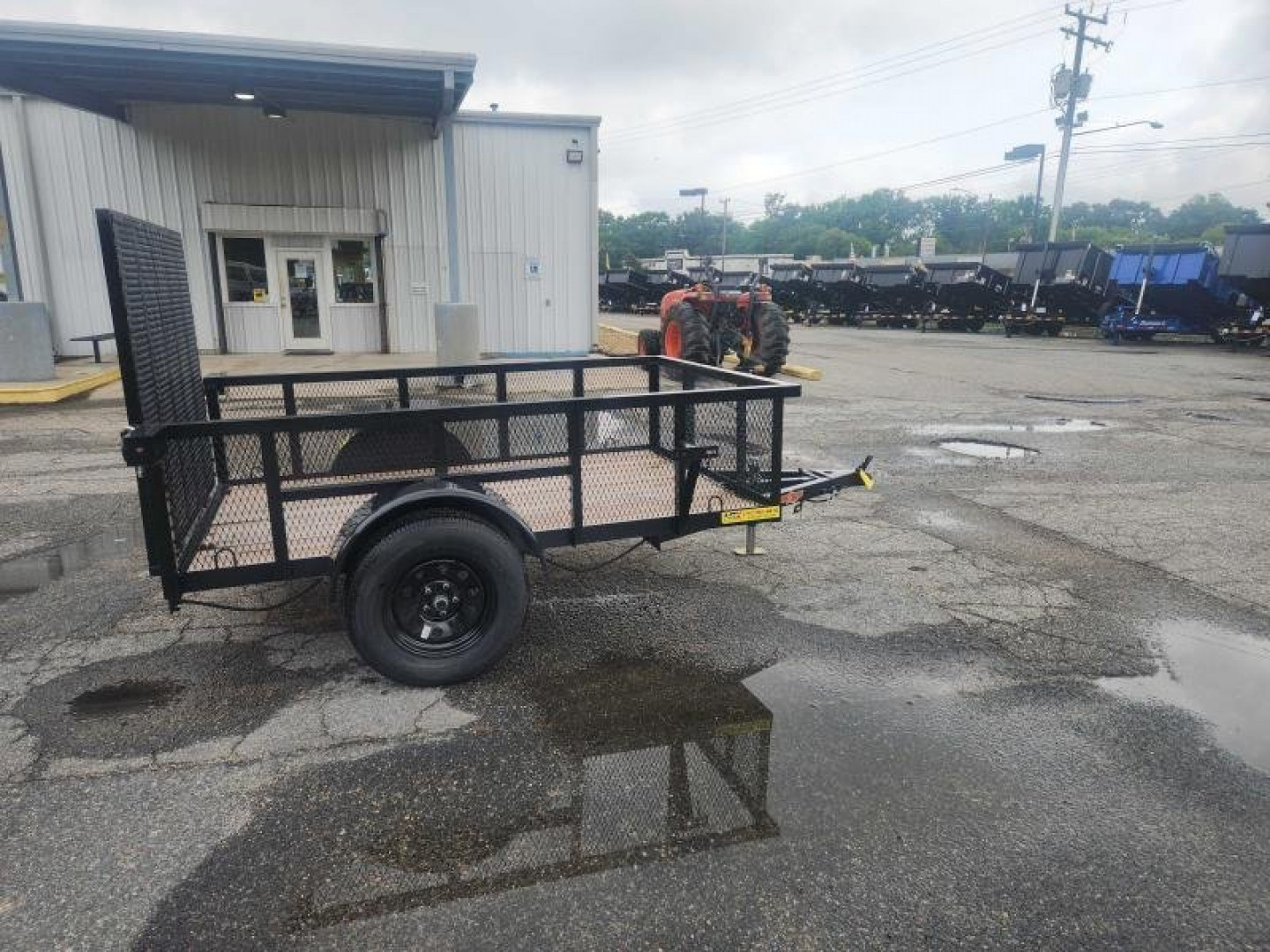 New 2026 Down 2 Earth Trailers 5x8 w/ 2ft Expanded Sides and Gate Utility Trailer