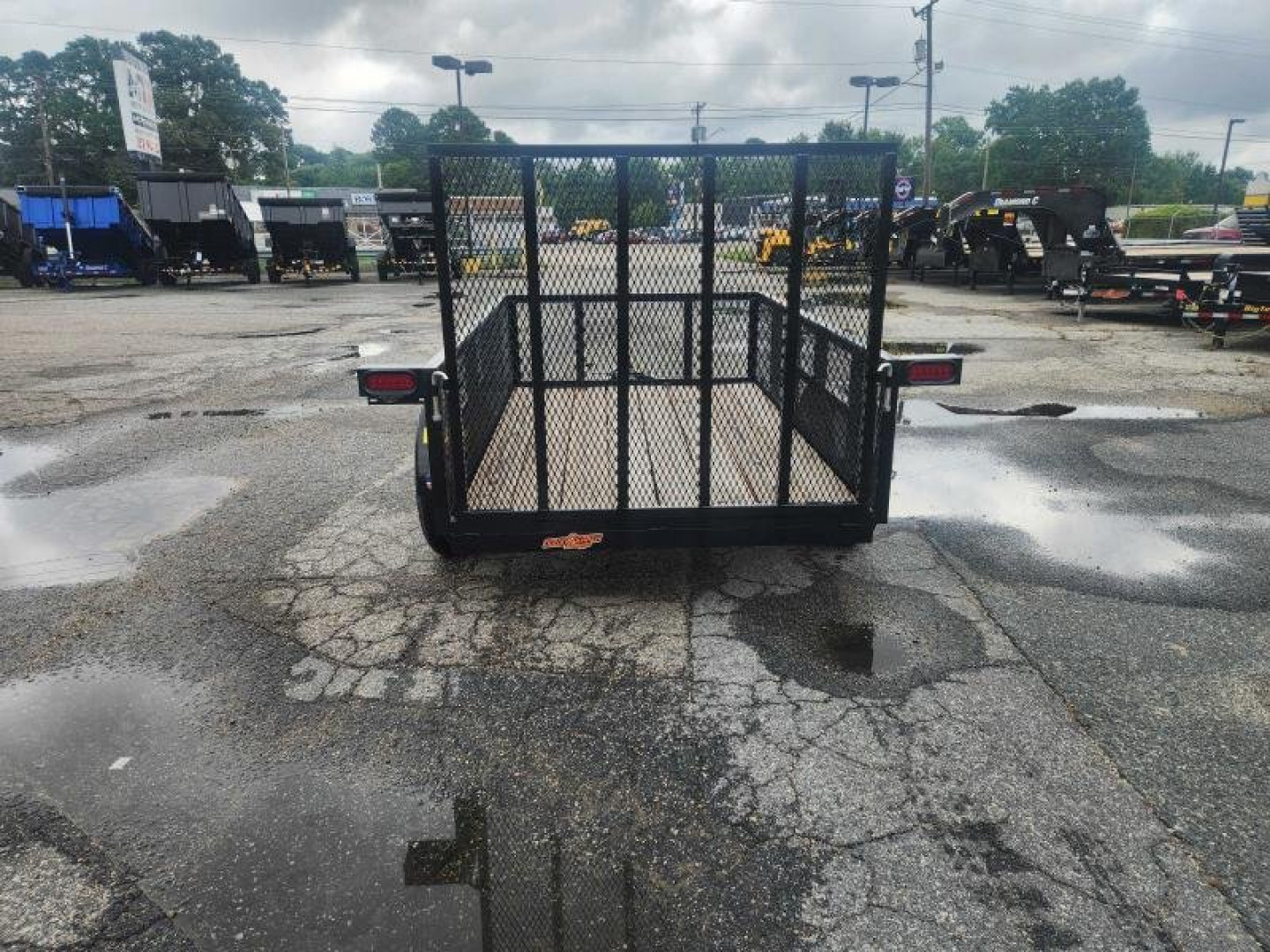 New 2026 Down 2 Earth Trailers 5x8 w/ 2ft Expanded Sides and Gate Utility Trailer