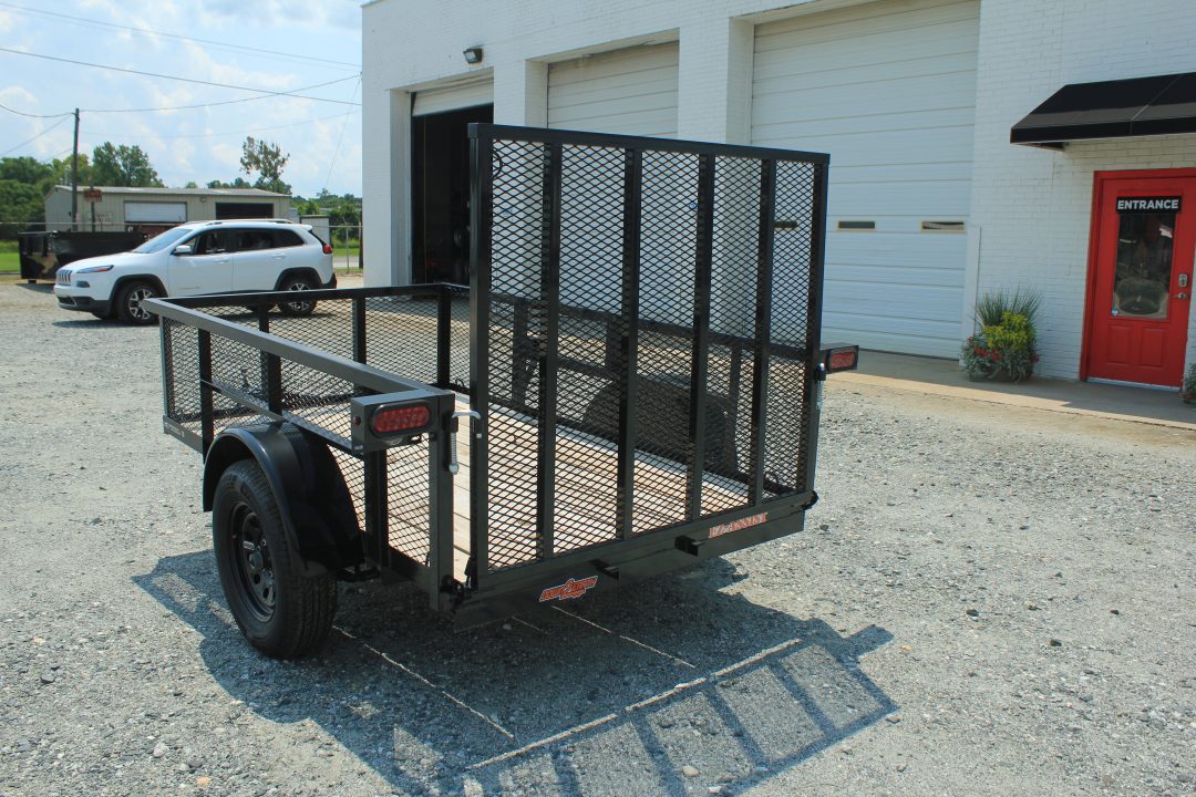 New 2026 Down 2 Earth Trailers 5x8 w/ 2ft Expanded Sides and Gate Utility Trailer
