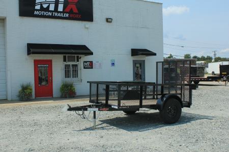 New 2026 Down 2 Earth Trailers 5x8 w/ 2ft Expanded Sides and Gate Utility Trailer
