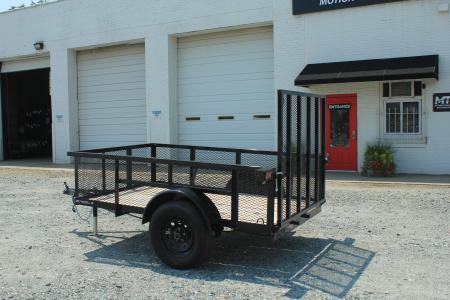 New 2026 Down 2 Earth Trailers 5x8 w/ 2ft Expanded Sides and Gate Utility Trailer
