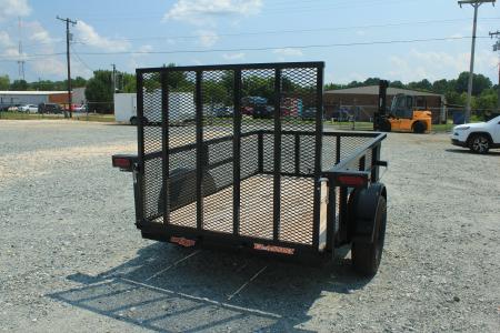 New 2026 Down 2 Earth Trailers 5x8 w/ 2ft Expanded Sides and Gate Utility Trailer