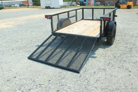 New 2026 Down 2 Earth Trailers 5x8 w/ 2ft Expanded Sides and Gate Utility Trailer