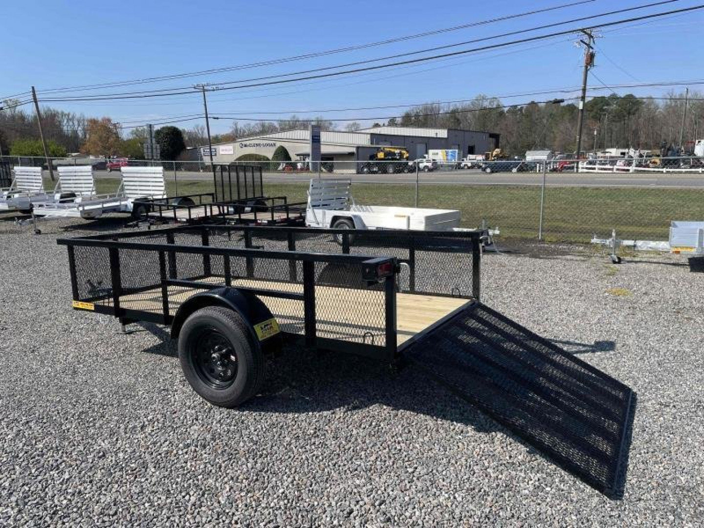 New 2026 Down 2 Earth Trailers 5x10 w/ Gate and 2' Expanded Sides Utility Trailer