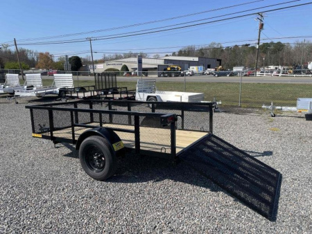 New 2026 Down 2 Earth Trailers 5x10 w/ Gate and 2' Expanded Sides Utility Trailer