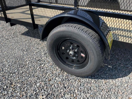 New 2026 Down 2 Earth Trailers 5x10 w/ Gate and 2' Expanded Sides Utility Trailer
