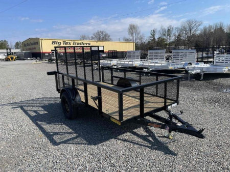 New 2026 Down 2 Earth Trailers 5x10 w/ Gate and 2' Expanded Sides Utility Trailer