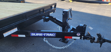 New 7 x 18 Sure-Trac Tilt Bed Equipment Trailer 14k